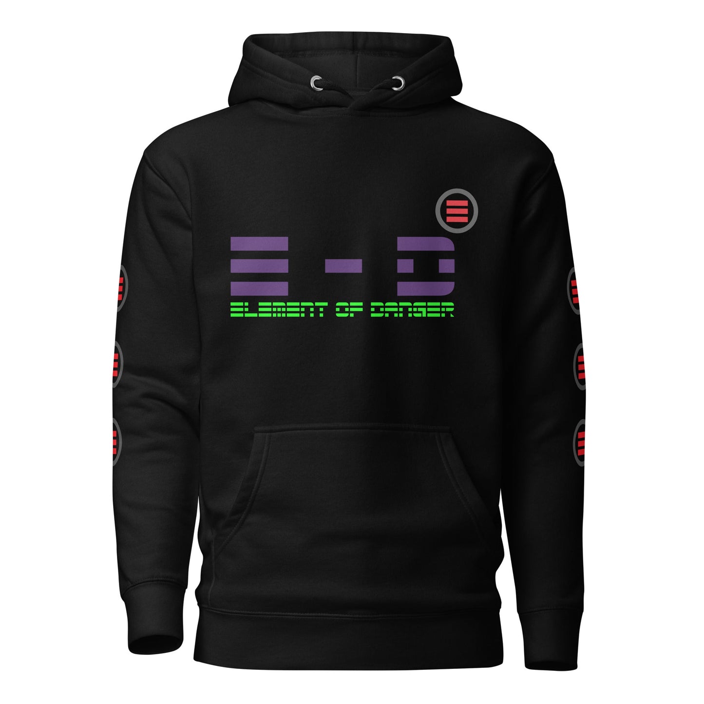 Element Of Danger - Porn Is Poison Unisex Hoodie(lime,grape,o.j,char)