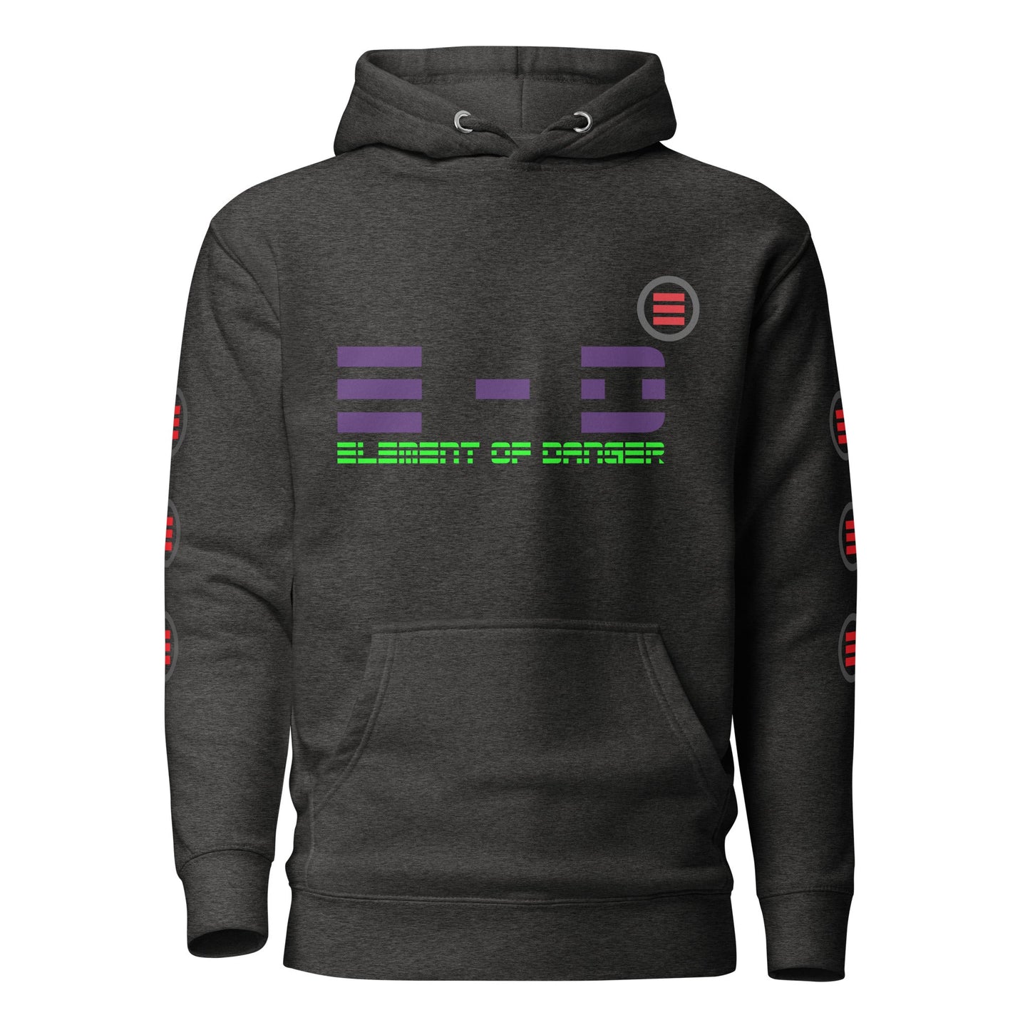 Element Of Danger - Porn Is Poison Unisex Hoodie(lime,grape,o.j,char)