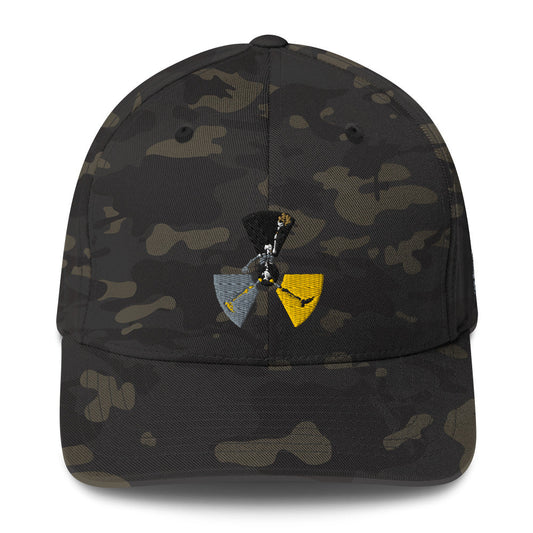 Element Of Danger - M.J.Nuked Flex Fitted Structured Twill Cap(Cheddar,Silver,Char,Blk)